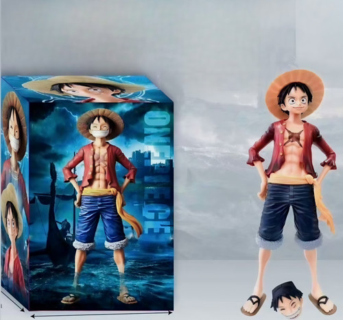 لوفی با جعبه و سر اضافه