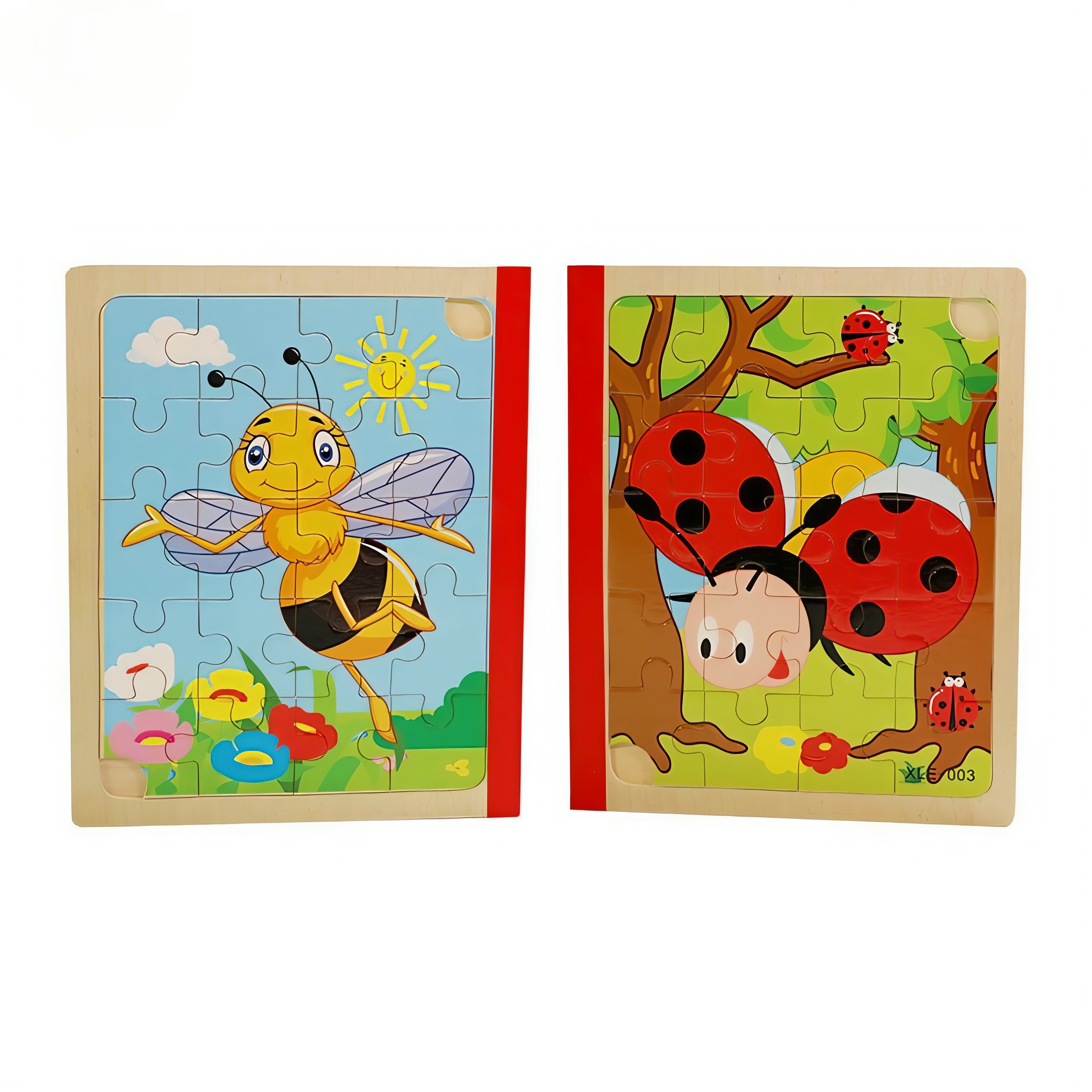 پازل کتابی چوبی۳ برگی (پیشرفته) ۱۲ تیکه