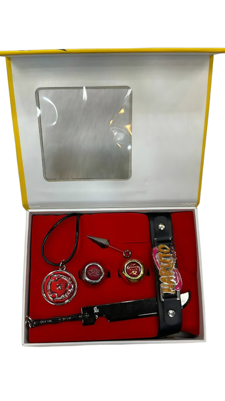 پک اکسسوری انیمه ناروتو(آکاتاسکی و رینگان)