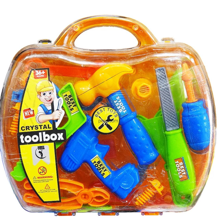 اسباب بازی ابزار آلات کیفی کریستال برند toolbox